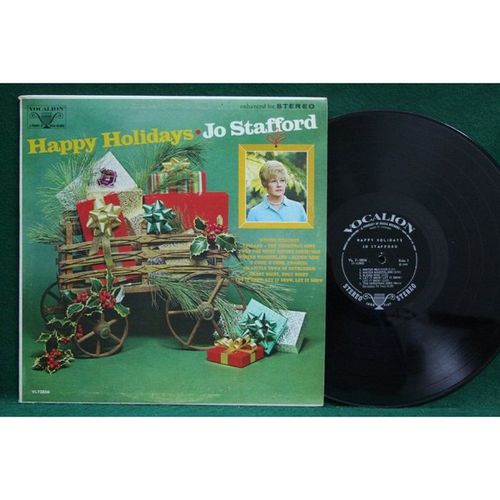 Jo Stafford - Happy Holidays - Christmas LP - VL 73856 - EX-
