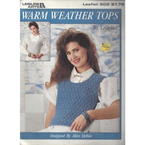 Crochet PATTERN Booklet Warm Weather Tops