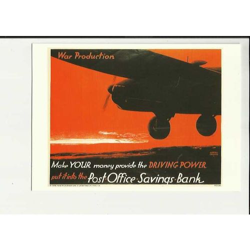 Advertising WAR PRODUCTION Postcard by Post Office Archives (PRD 263)