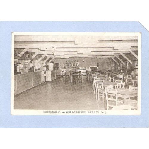 NJ Fort Dix Regimental P X & Snack Bar Fort Dix NJ nj_box1~348