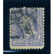 Used 247 1c Benjamin Franklin Barely Clears M02725