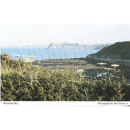 Burniston Bay Scarborough River Yorkshire Boat Rare Arial Ariel Photo Postcard