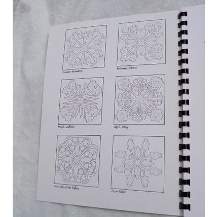 Birth Flowers Hawaiin Style Quilt Pattern Book Mary Haunani Cesar