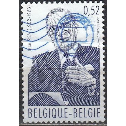 Belgique 2002 Michel 3147 O Cote (2008) 1.20 € Jean Rey Docteur en droit