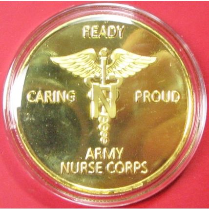 US Army, Nurse Corps. Challenge Coin. 1.50". 67b.