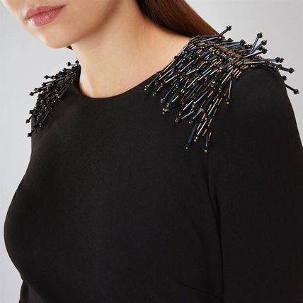 COAST Shea Embellished Dress Black BNWT