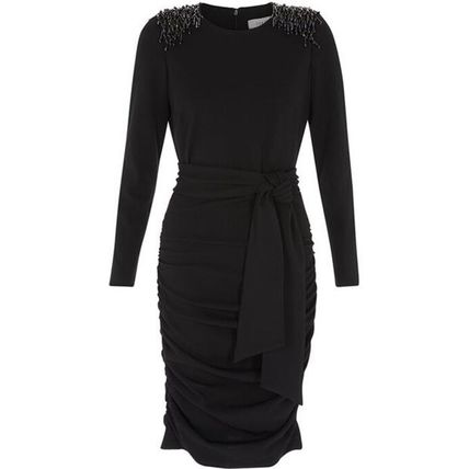 COAST Shea Embellished Dress Black BNWT