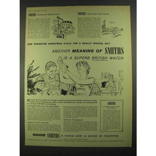 1959 Smiths Watch Ad - Another Meaning