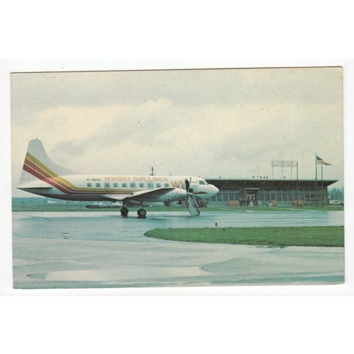 Springfield Ohio Municipal Airport Postcard