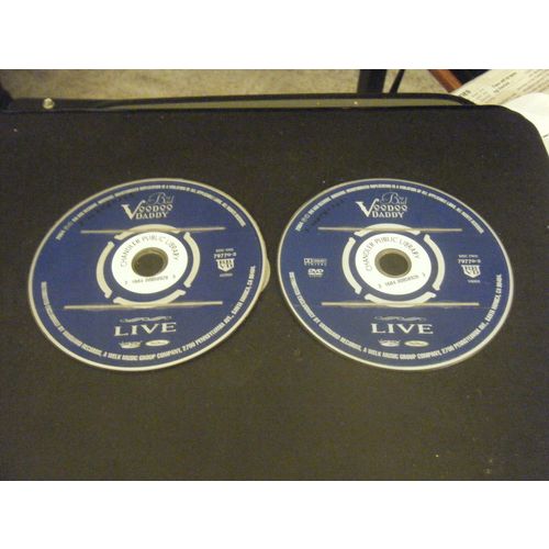 Live [Bonus DVD] by Big Bad Voodoo Daddy (CD, Aug-2004, Vanguard) - Discs Only!