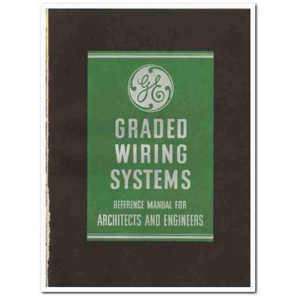 General Electric Company 1935 vintage catalog Graded Wiring Systems