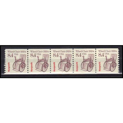 2256 8.4c Wheel Chair Fine MNH Dry Gum PNC 1/5 X3067