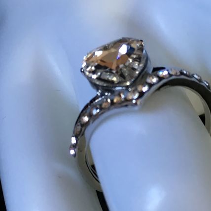 Ring Duo Appearing Heart Shape #298 USA Seller