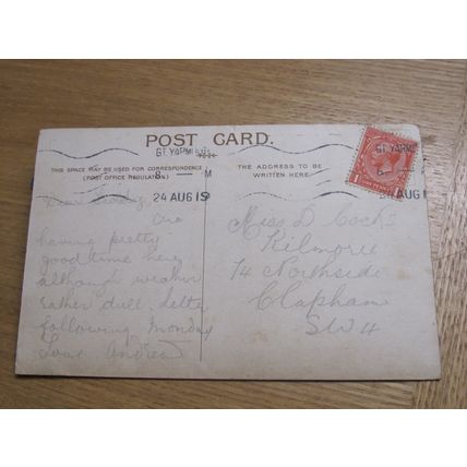 1919 fr Postcard - St George's Park, Great Yarmouth - Norfolk