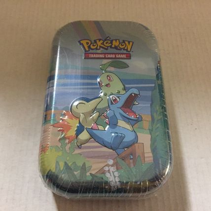 NEW Pokemon Shikishi & Chikorita Mini Tin