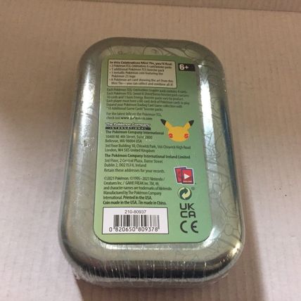 NEW Pokemon Shikishi & Chikorita Mini Tin