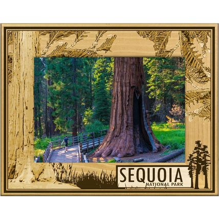 Sequoia National Park with Tree's Laser Engraved Wood Picture Frame (8 x 10)