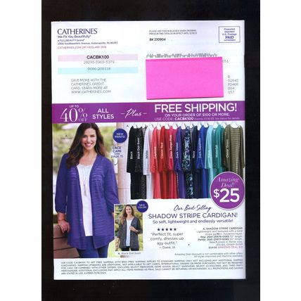CATHERINE'S 2023 Women's Fashion Catalog FAMOUS FOR OUR FIT SALE NEW ELLOS