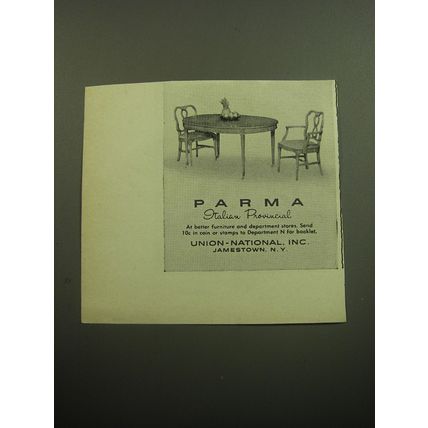 1958 Union-National Parma Furniture Advertisement