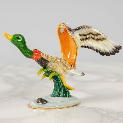 Treasured Trinket Duck Taking Flight Figurine Boxed 7 CM Gift Collection Home