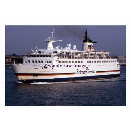 SL0162 - Brittany Ferries Ferry - Duc De Normandie , built 1978 - photograph 6x4