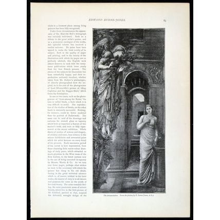 ANNUNCIATION 1893 Edward Coley Burne-Jones PRINT