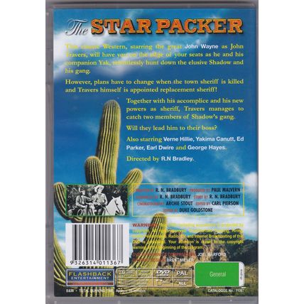 The Star Packer - John Wayne & George Hayes. Ref: DVD0089