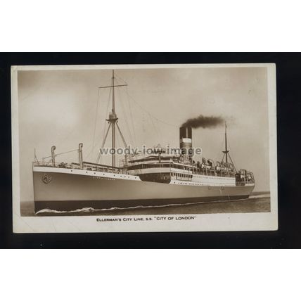 LS2223 - Ellerman City Liner - City of London - postcard