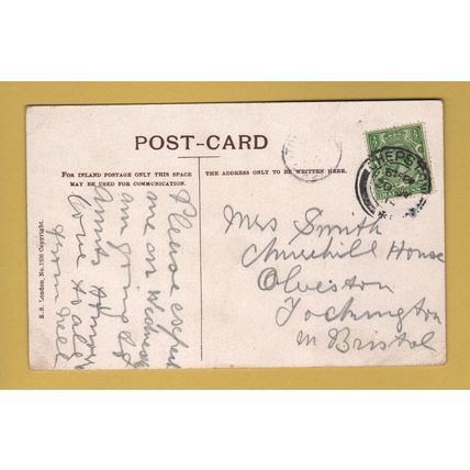 Chepstow Bridge` - Postally Used - Chepstow 20th July 1914 Postmark - E.S London