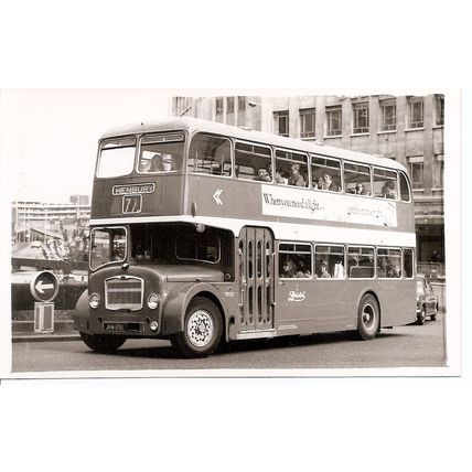 Black & White Photograph of Bristol Omnibus Co. Ltd. - JHW 65E