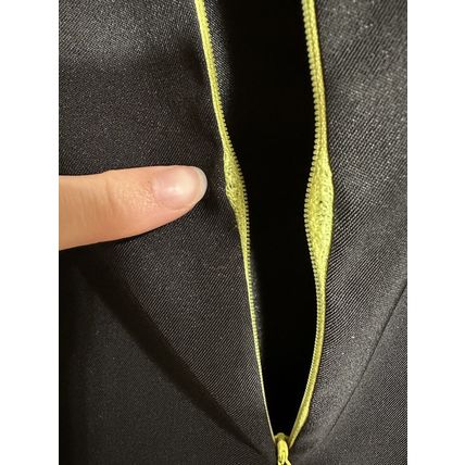 Dress Barn Womens Shift Dress Size 12 Black Green White Print Sleeveless Zip Up