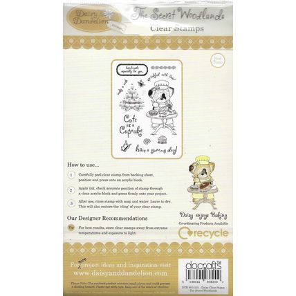 Daisy Dandelion. Daisy Clear Stamp Set. Stamping Cardmaking