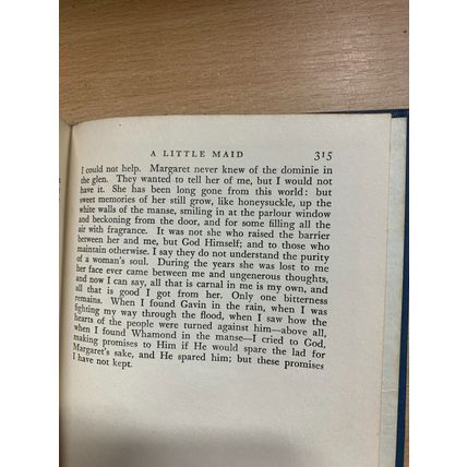 c1937 J M BARRIE "THE LITTLE MINISTER" FICTION VINTAGE HARDBACK BOOK (P3)