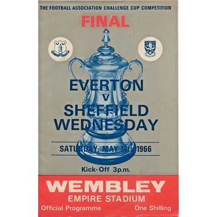 EVERTON v SHEFFIELD WEDNESDAY FA CUP FINAL 1966