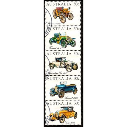 Australia 1984 Cars Strip of 5 x 30c Used Stamps
