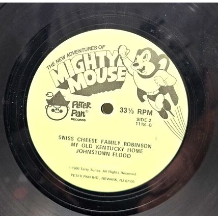 Mighty Mouse - The New Adventures (5 Stories) 1980 LP Vinyl Record Album Vintage