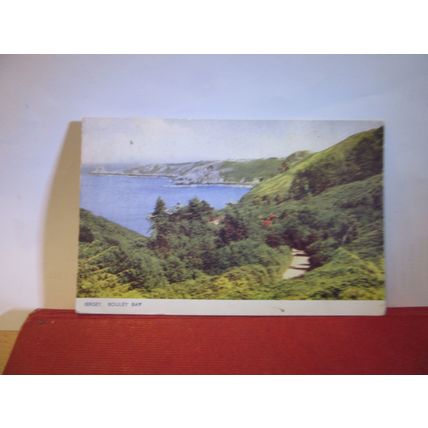 BOULEY BAY, JERSEY , used vintage postcard by Photochrom 1959 pm =