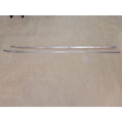 1963 63 Dodge Polara RH Fender Trim OEM 2 Pc Upper & Lower OEM