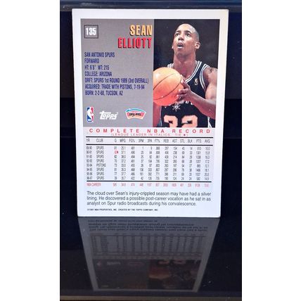 SEAN ELLIOTT TOPPS 1997 BASKETBALL CARD #135