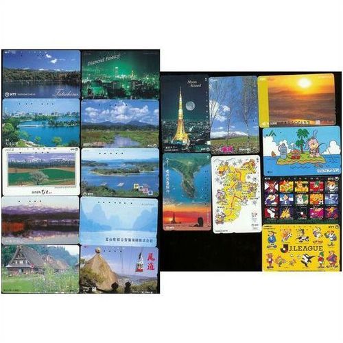 18x Japan used PHONECARDS Scenery+
