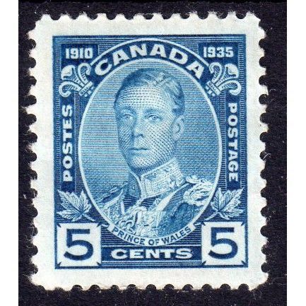 1935 CANADA Sg338 5c BLUE MTD MINT (G9)