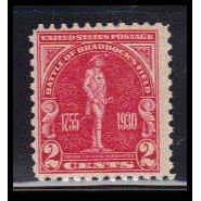 688 2c Battle of Braddock Just Clears MNH O2618