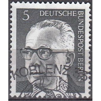 Berlin 1970 Michel 359 O Cote (2011) 0.30 Euro Président Gustav Heinemann