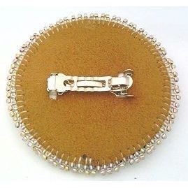 Floral Design Beaded Hair Clip Barrette 5