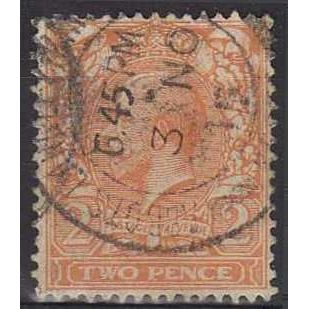GB 1913 George V 2d Orange Used SG368