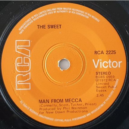 The Sweet - Little Willy 7", Single, Sol Very Good (VG)