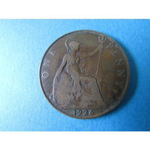 1926 GEORGE V ONE PENNY FREE POST. (a) AAF
