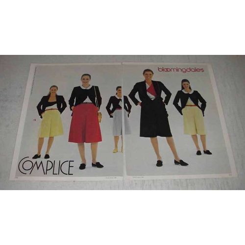 1980 Bloomingdale's Complice Fashion Ad