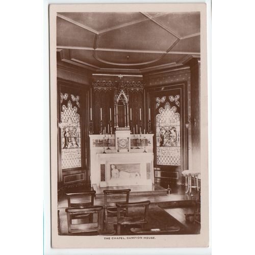 Roman Catholic Chapel Campion House Osterley Postcard RP Middlesex