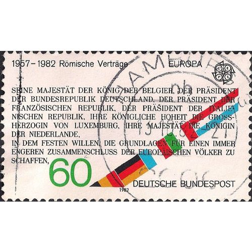 GERMANY, 25 years Treaty of Rome, multicolour 1982, 50 Pfennig